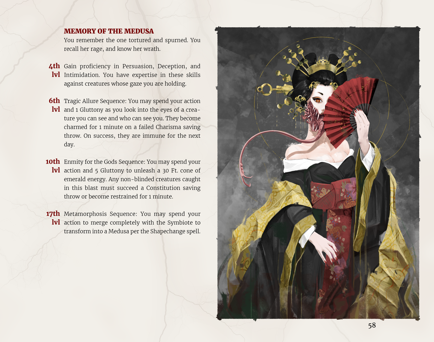 Sins of Our Mother PDF, a Mature DnD 5E Supplement (2014)